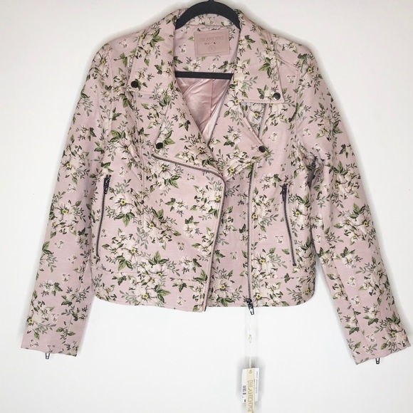 Blank NYC wild flowers blush jacket NWT large - Picture 6 of 8